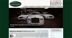 Desktop Screenshot of gulfluxurycars.com