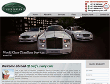Tablet Screenshot of gulfluxurycars.com